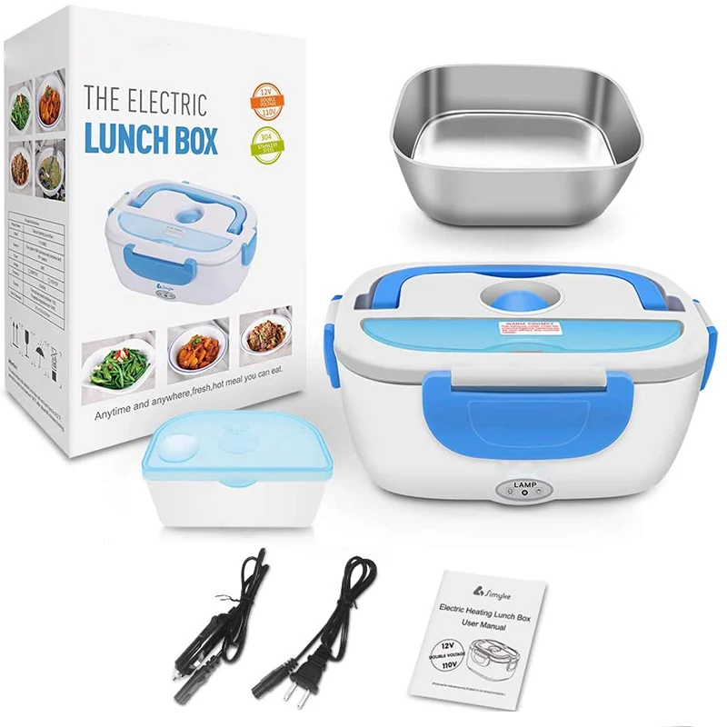 Dropshipping Dualpurpose Electric Heated Lunch Box For Car And Office