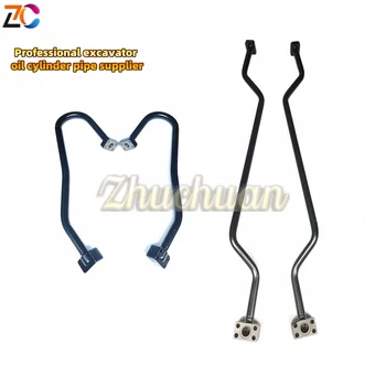 Direct sales pickling phosphating Carter excavator E349D boom oil cylinder inlet and return oil pipe oil cylinder