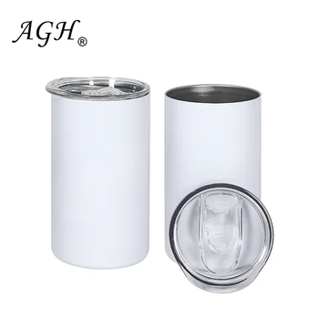 USA warehouse Sublimation Blanks 12oz Stainless Steel Double Walled Insulated Vacuum Tumbler with Straw