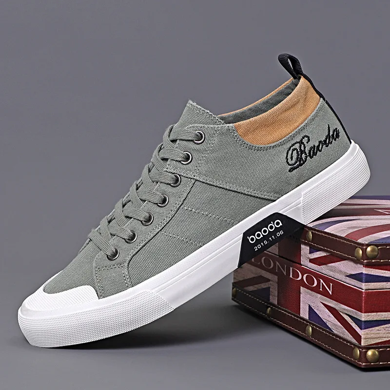 Low Top Casual Walking Flats Shoes Sneakers Fashion Canvas Flat Shoes Sneakers Trainers