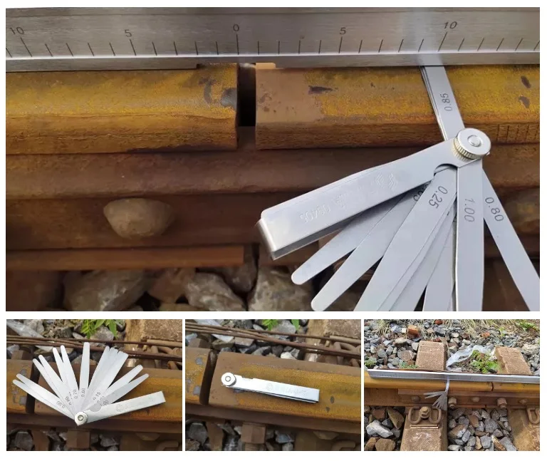China factory supply metric Feeler Gauge set railway maintenance tools