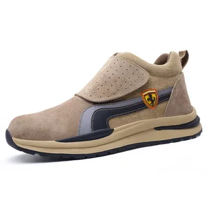 Zstep Cow Suede Leather No Shoelace EVA Outsole Soft and Comfortable Kevlarr Midsole