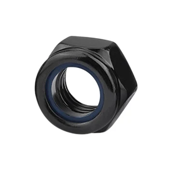 Zinc Plated CR+3 RoHS Nylon Insert Self-Locking Hex Lock Nuts Class 8 8.8 10 10.9 12.9 Grade DIN 985 for Mining ANSI Metric M3