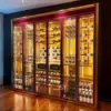 Acrylic wine cabinet