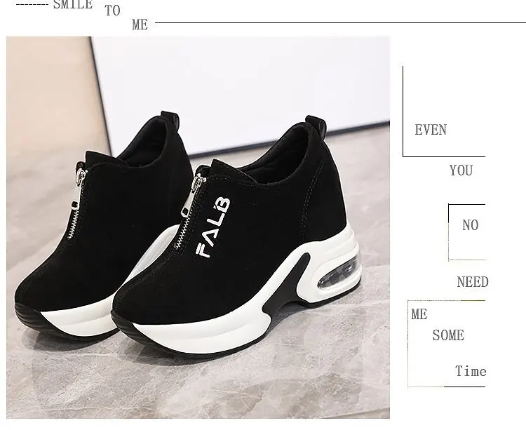 Women's Sneakers With Platform Shoes Casual Woman Wedge Basket Shoes ...