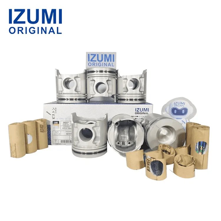 IZUMI ORIGINAL 6D34TC Piston Kit for Mitsubishi Engine Replacement Spare Parts