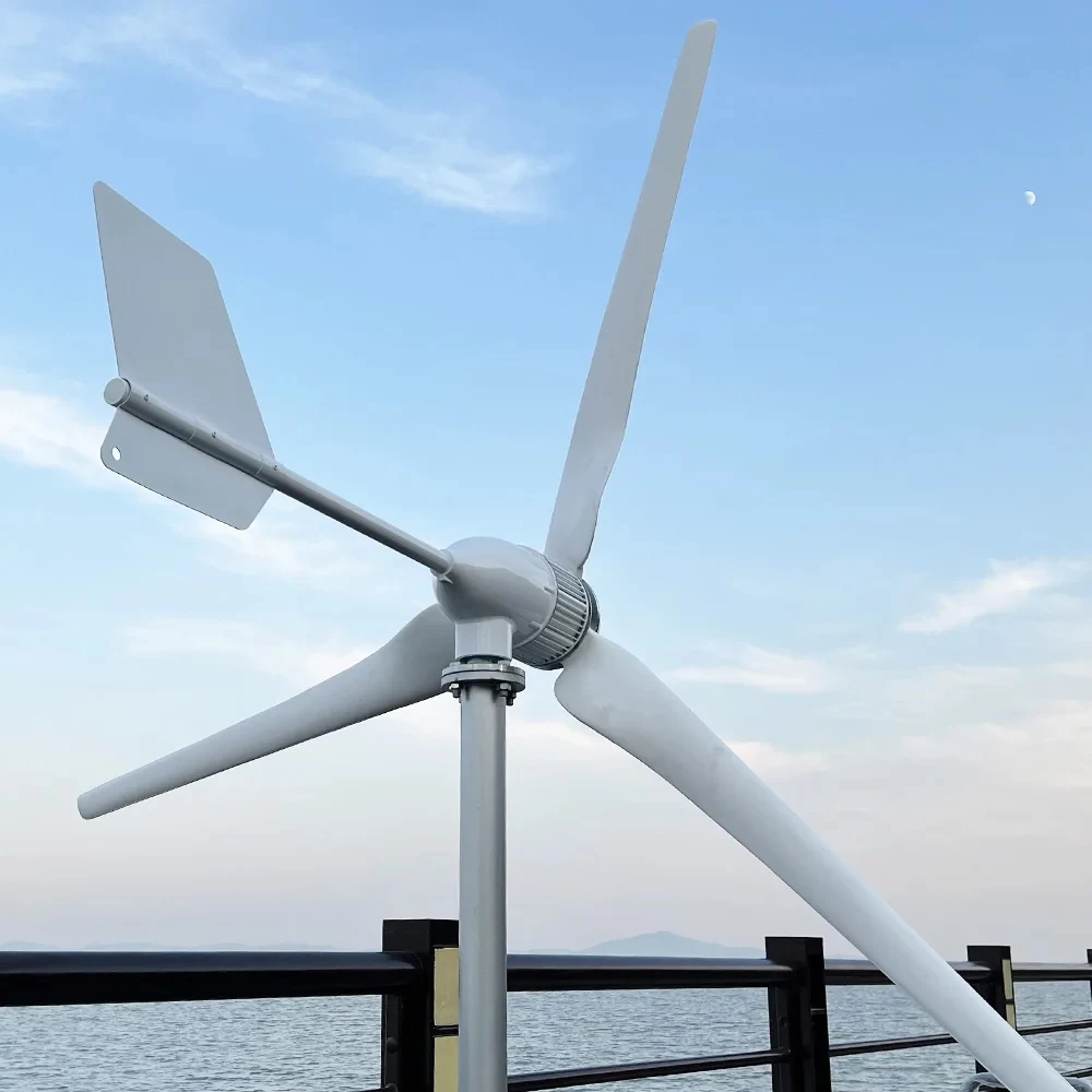 Off Grid Small 800W Wind Power System With Horizontal Wind Turbine