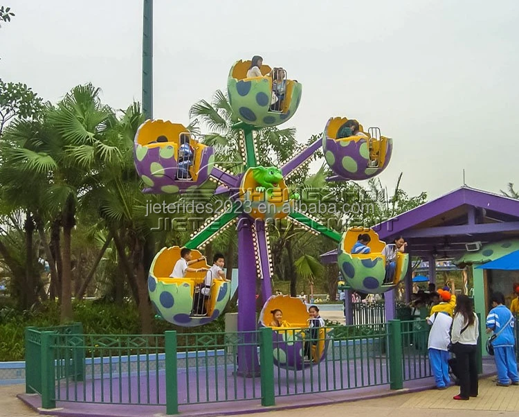 Scenic spot park playground amusement equipment rotating crab carousel kids happy mini ferris wheel