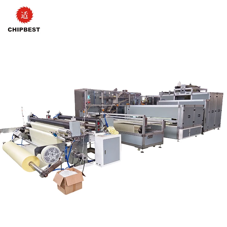 40 м в минуту, вся производственная линия, оборудование для складывания постельного белья