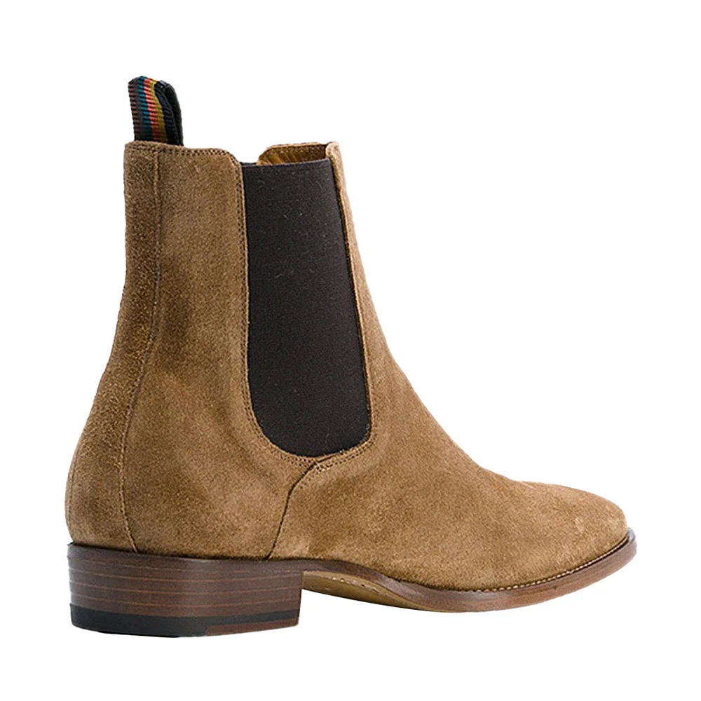 Multifunction Camel Handmade Men's Chelsea Boots Breathable Comfortable Top Grade Cowhide Boots Casual Hiking Shoes