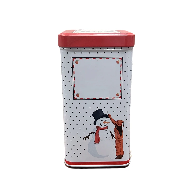 Square Cookie Biscuit Tin Box