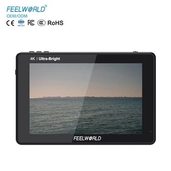 FEELWORLD LUT7S PRO 7 Inch 2200nits Dslr Field Monitor 3D LUT DSLR Camera Field Monitor F970 External Power and Camera Monitor
