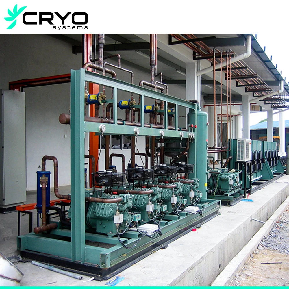 Rack Condensing Unit Multi Compressor Refrigeration System for Cold Room