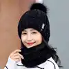 Black hat and neck suit