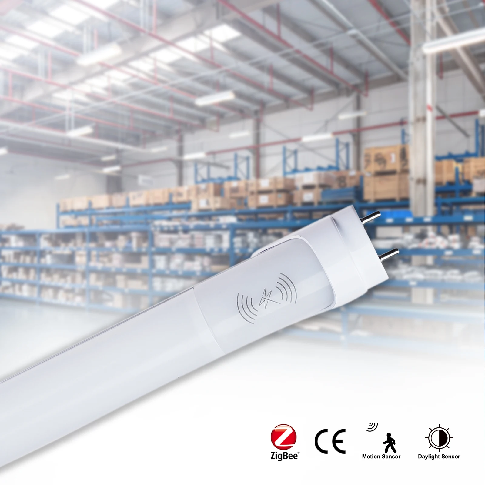 2ft 4ft 5ft T8 Led Tube 18w Led Tube Light With Microwave Motion Sensor