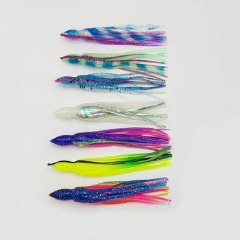 Saltwater Trolling Artificial Soft Bait Fishing Lure Resin Silicone Midwater Bait for Bass Pike Cod Carp Perch Mackerel Skirts – Soft Lure – view 3