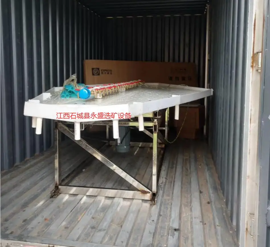 2024 Small PP Gt60 Environmental Wolfram Vibration Gold Clean Panning Equipment Small Shaking Shaker Table Without Mercury