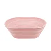 Cestino per lievitazione ovale - Pieghevole (Rosa)