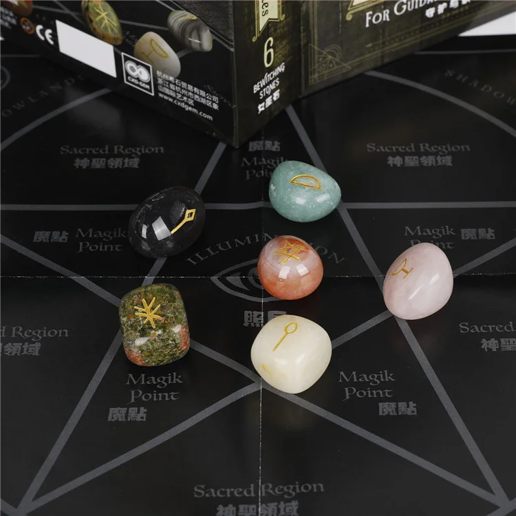 Colorful Seven Chakra Crystal Tree Art Gift Box - Oem Available