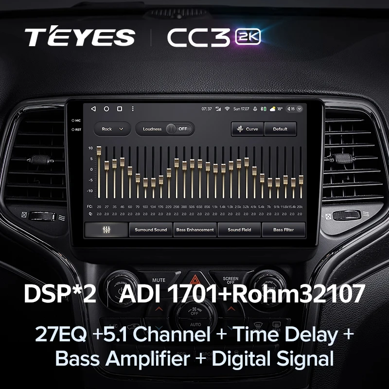 グランドチェロキー アンドロイドナビ teyes cc3 TEYES CC3 2K For