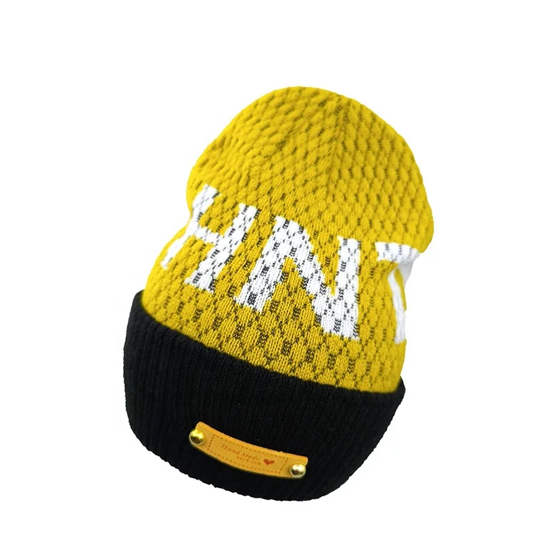 2024 Winter Waffles Beanie Knit Hat Newest Trend Design Honeycomb Ribbed  Cuff for Ladies Fashion Accessories for Business Direct