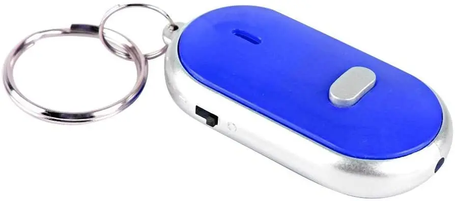LED Anti-lost Alarm Key Finder Locator Find Lost Keys Chain Phone Keychain Whistle Key Finder