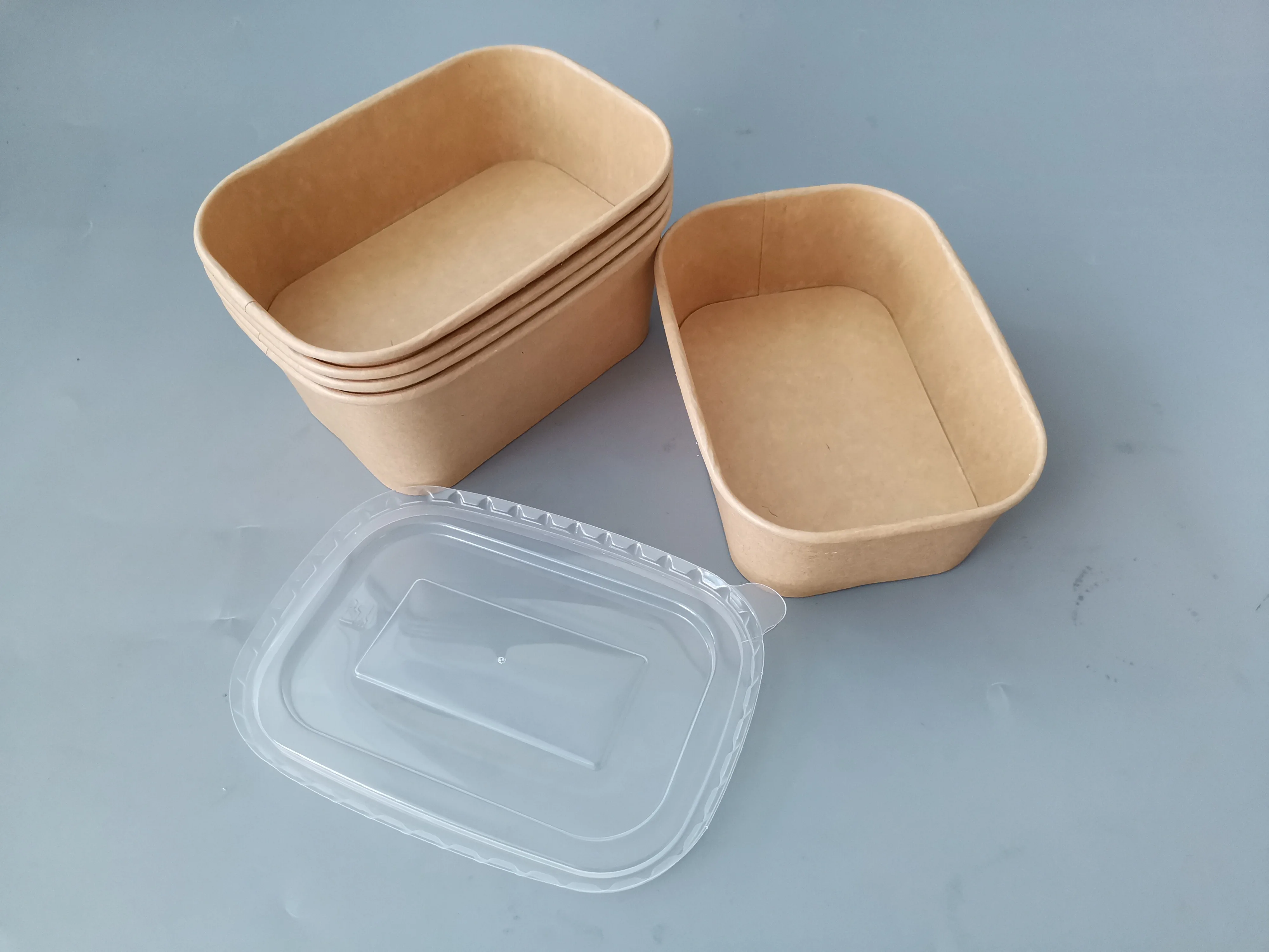 微波炉可生物降解定制牛皮纸拉面纸碗带盖 - buy pa