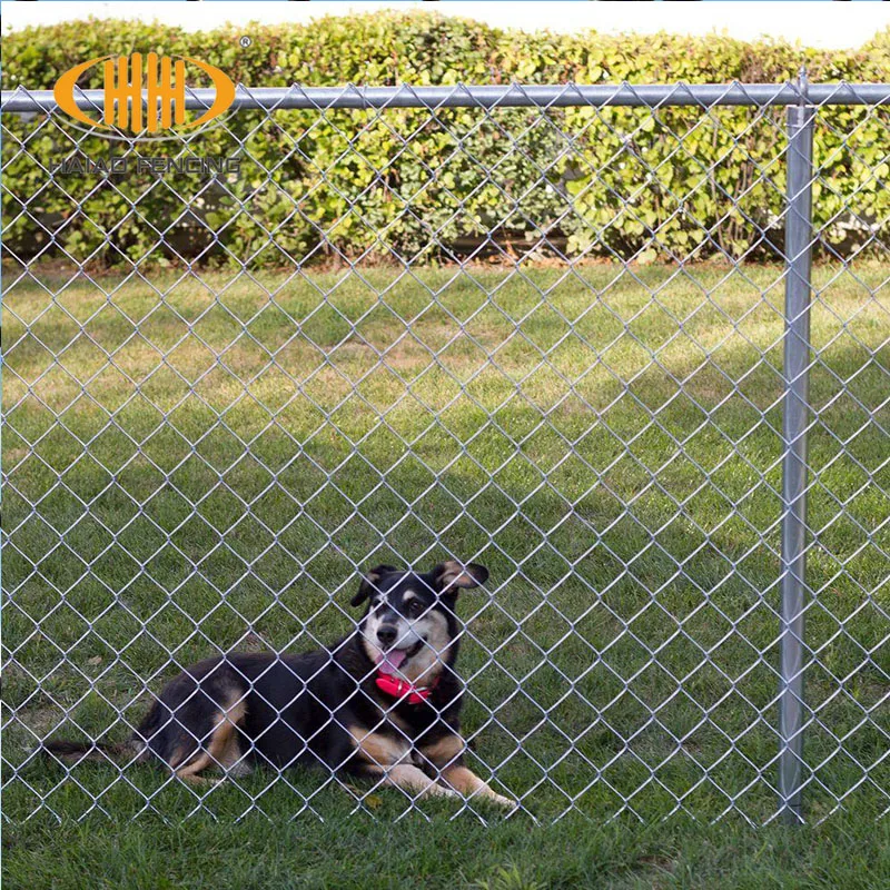 6x10 Galvanized Chain Link Mesh Fence Diamond Shape PVC Coated Wire Mesh 6 Feet High for Jamaica
