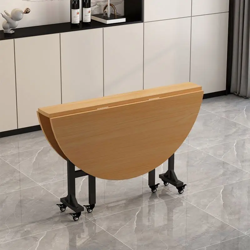 Modern Furniture Foldable table Dining Table Leisure Center Table with Metal Frame
