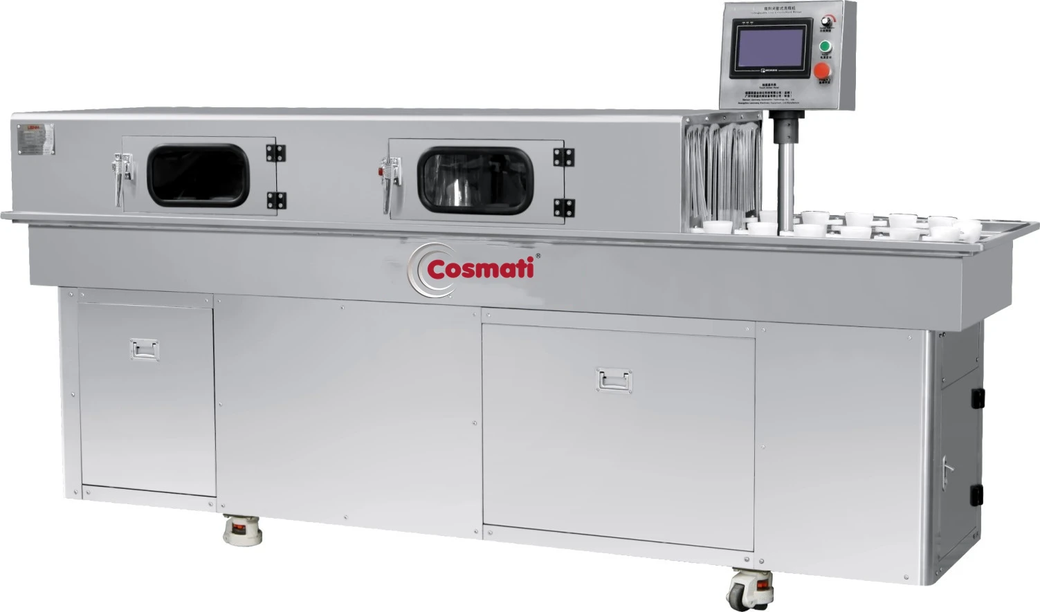 
 PET plastic semi-automatic glass bottle washing machine  