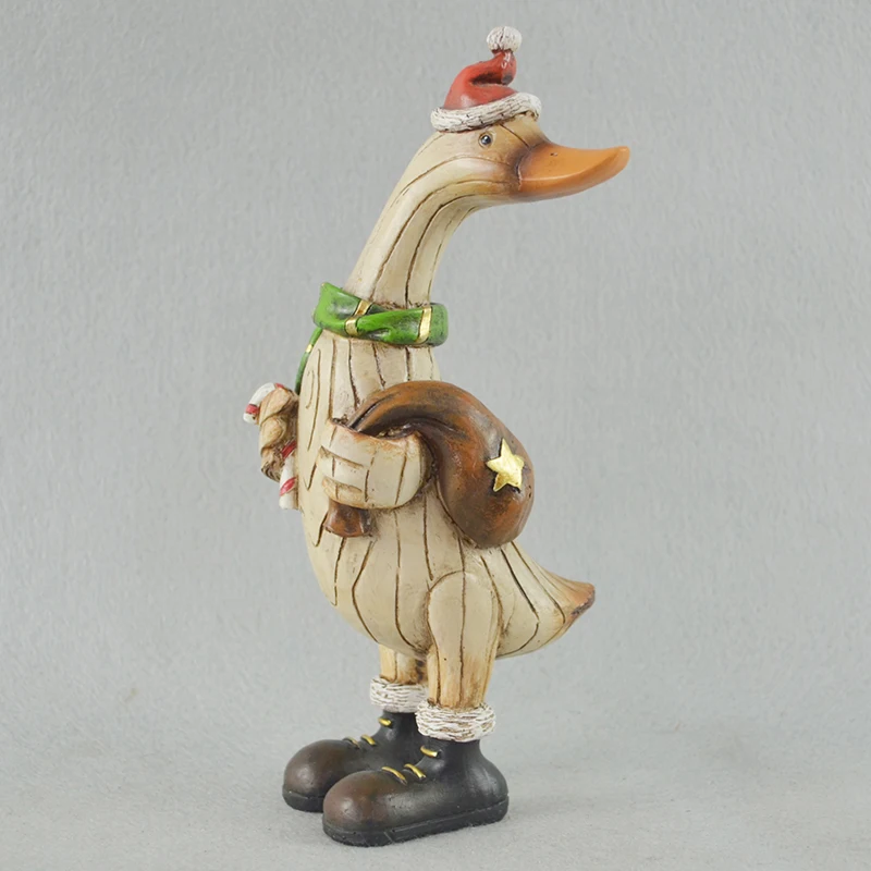 Artificial Custom Multi-type Desktop Decor Gifts Resin Duck Figurines for Sale
