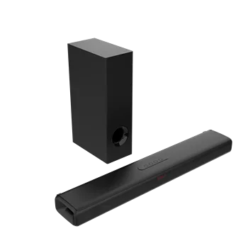 Powerful 100W 2.1 Channel Bluetooth Sound Bar with Subwoofer USB Optical for Living Room Video Conference Use
