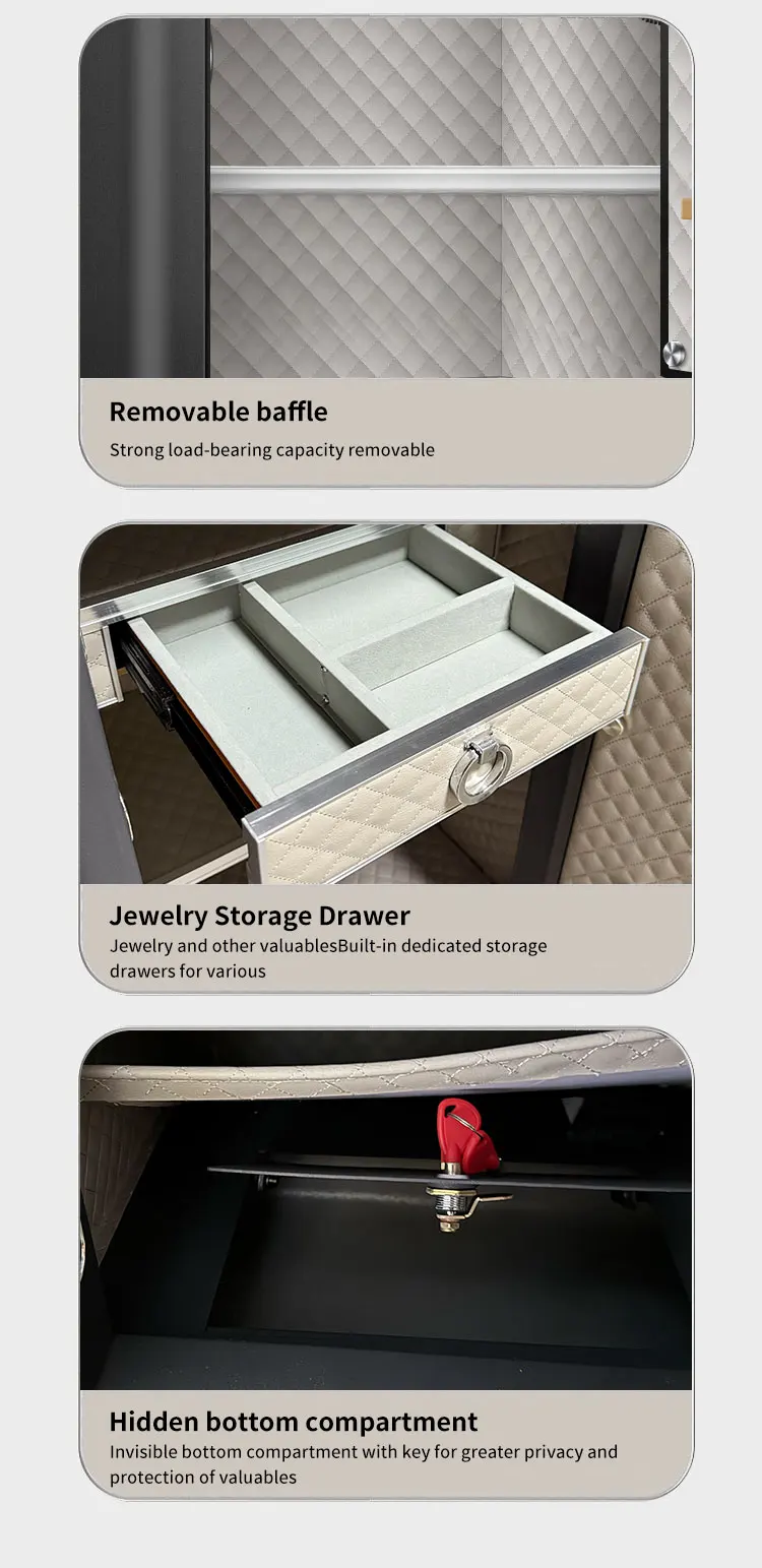 CEQSAFE Money Steel Safe Box Anti-theft Electronic Hotel Office Cash Security Cabinet TUYA APP WIFI Safe Home Box supplier