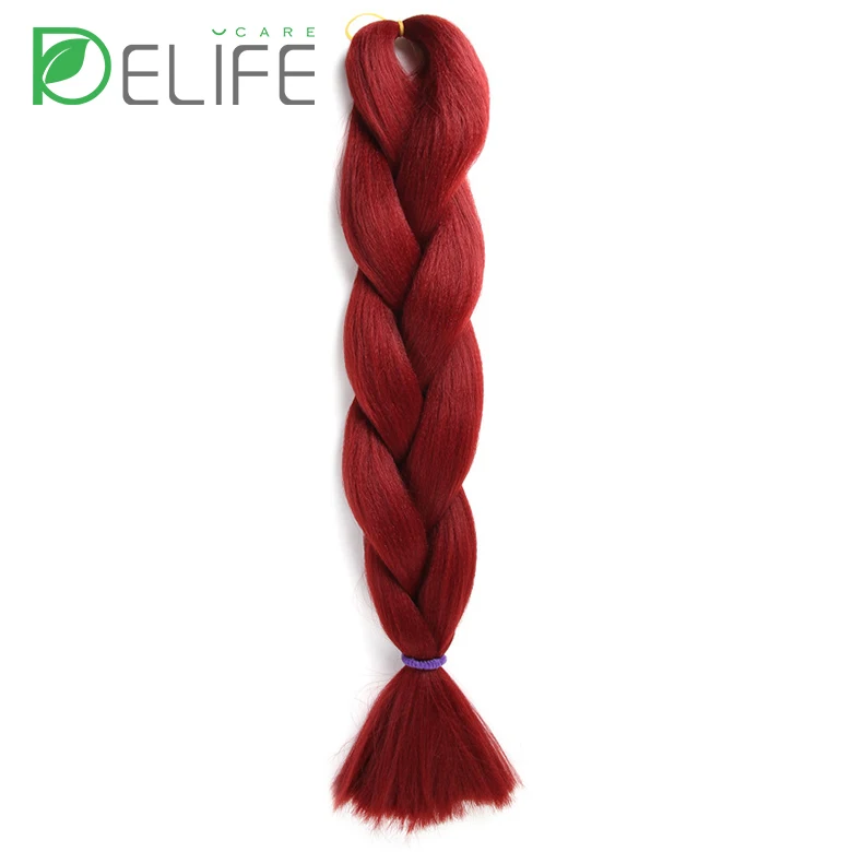 Jumbo Braids Hair Extensions Colored Braid Hair Synthetic Braid Hair Top Quality Multiple Colors