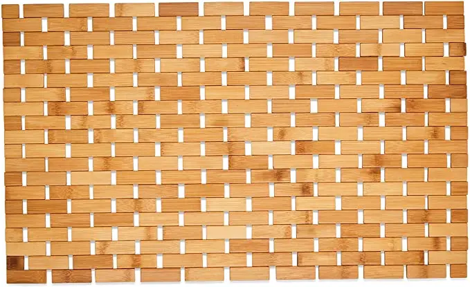 
Combohome влагостойкий Натуральный Бамбуковый напольный коврик для ванной и душа 