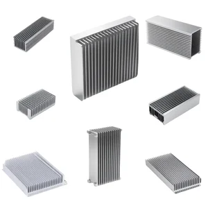 Custom CNC Machining Milling Anodized Aluminum Aircraft Heatsink Model RC Parts ACCS Drones Accessories (Multi-Size Options)