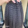 1pcs Kinky straight hair