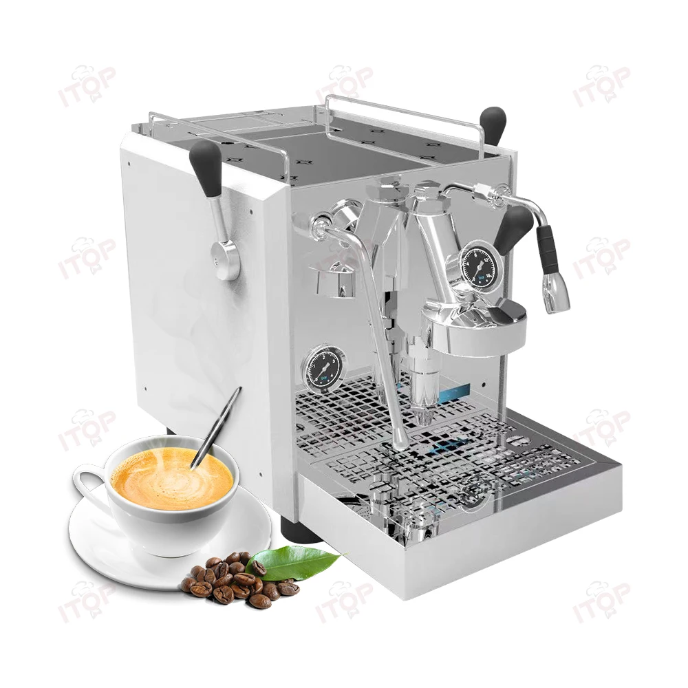 Pid Control E61 Brew System Double Boiler Espresso Coffee Machine Commercial Coffee Machine Coffee Maker