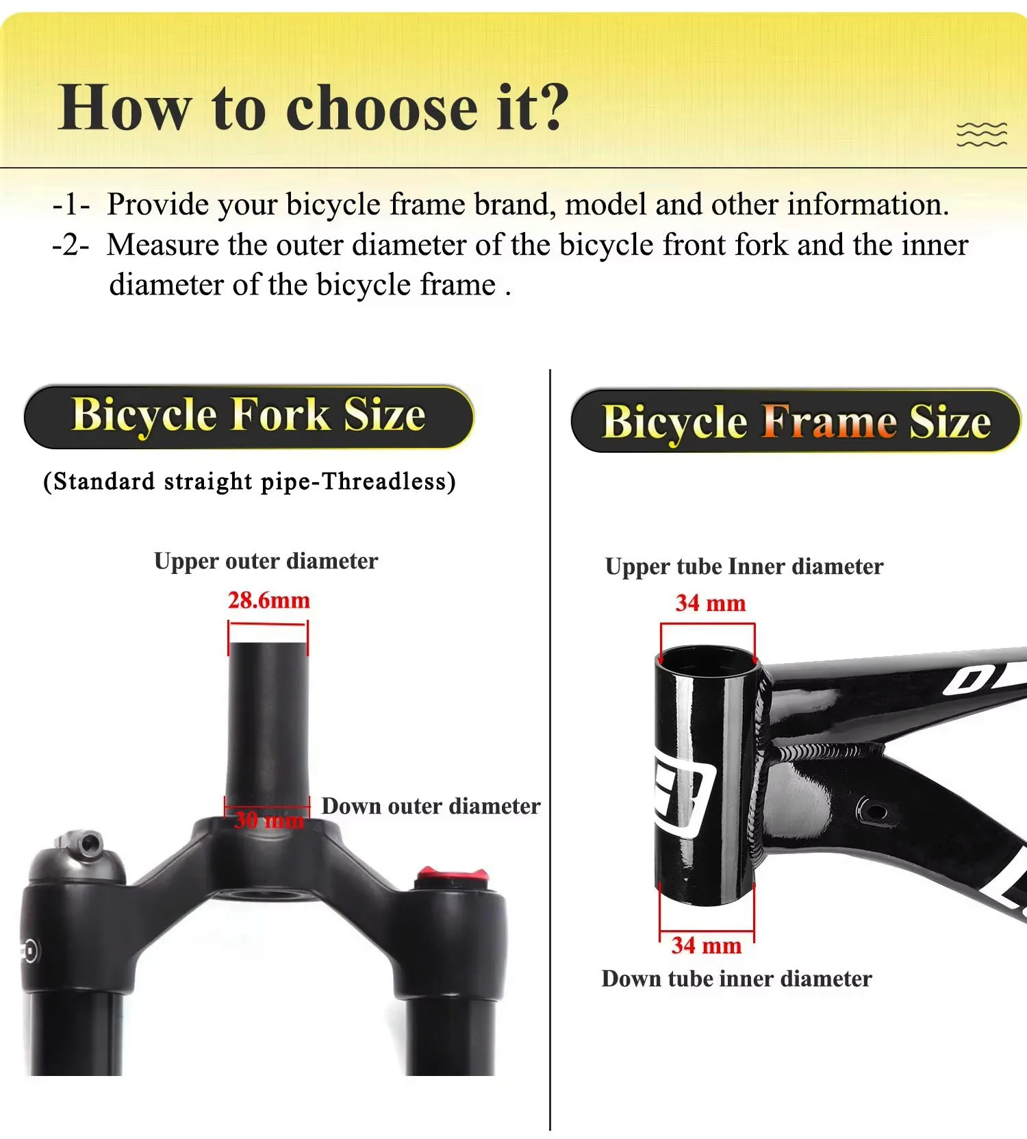 Tube How To Measure Bike Headset FSA Head Tube/Headset Bearing Gauge