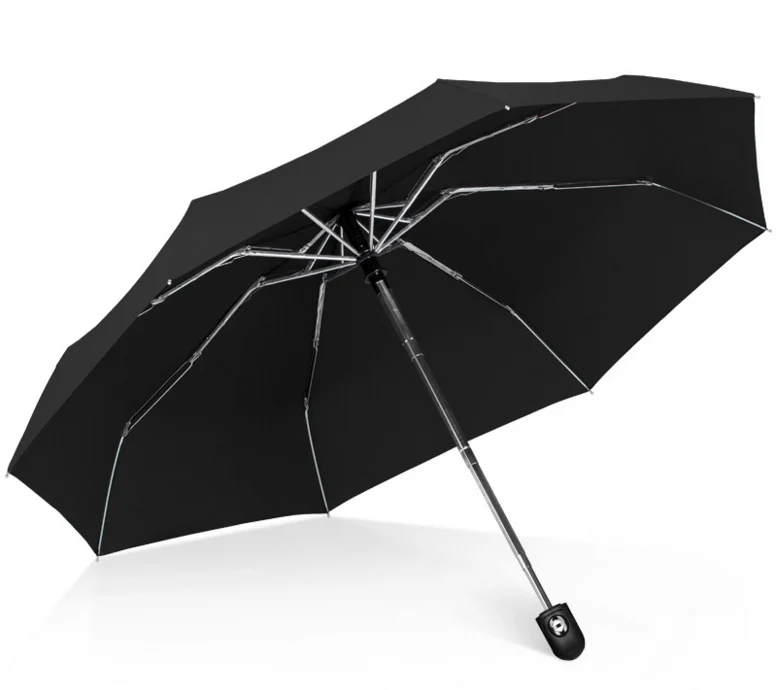 5fold Super Automatic 8 Flat 6 Ribs Bag Mini Woman One Dollar Umbrella