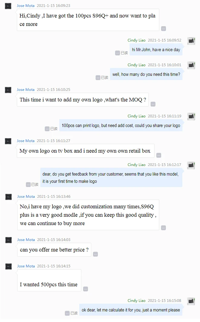 good feedback from buyer
