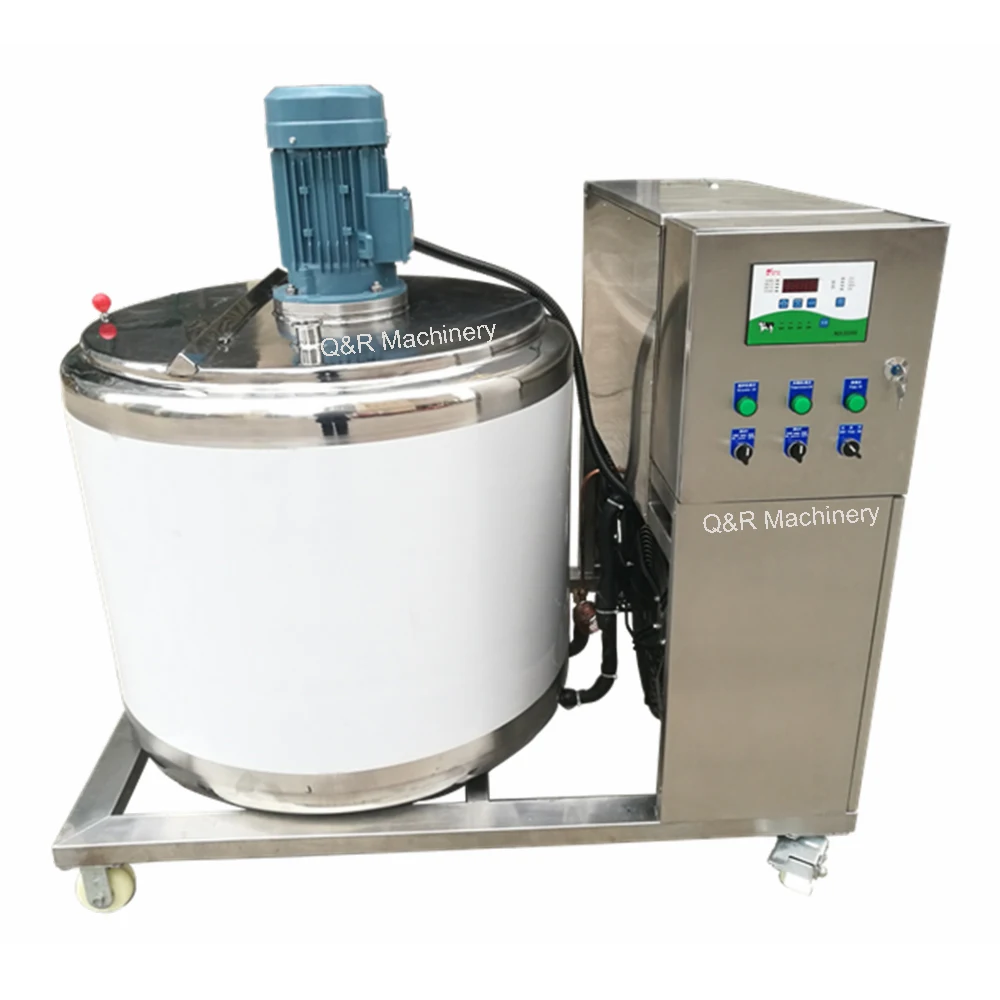 Custom Made Milk Storage Containers Milk Cooling Storage Tank 500l for Dairy Cooling