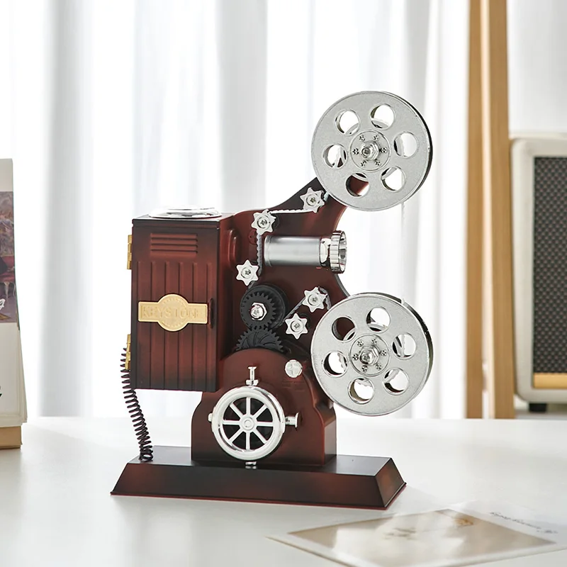 Vintage Home Decoration - Old Film Projector Art Piece