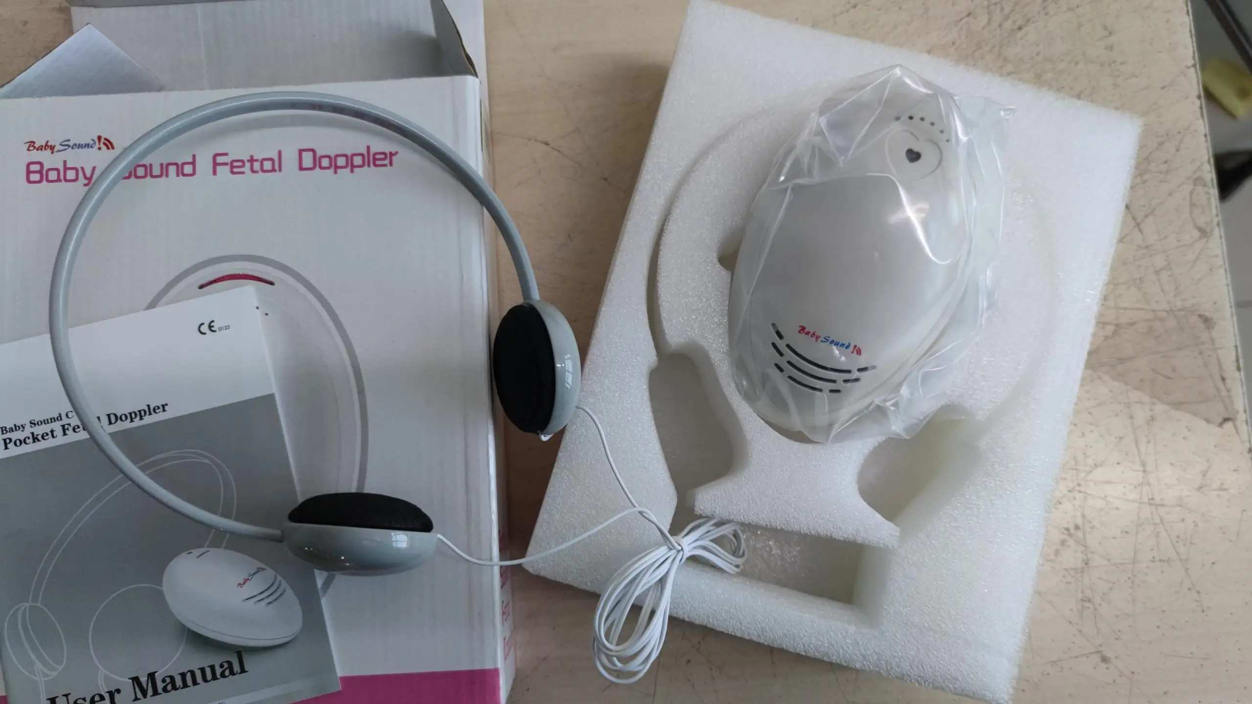 CONTEC Fetal Doppler Portable Detector Maternal Fetal Heart Rate Monitor