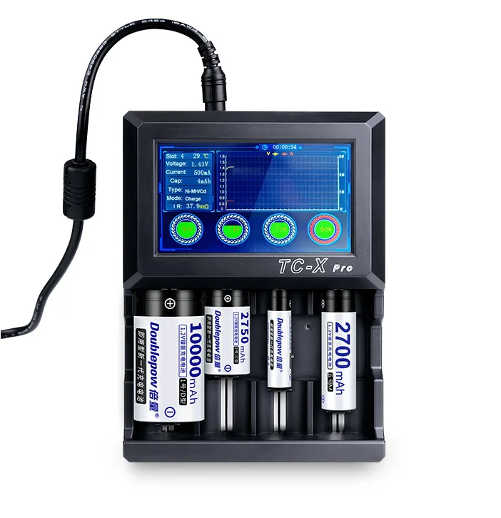 1.2v NIMH AA AAA 3.7V 10440 14500 18650 lithium Battery Capacity Tester with LCD display on m.alibaba.com