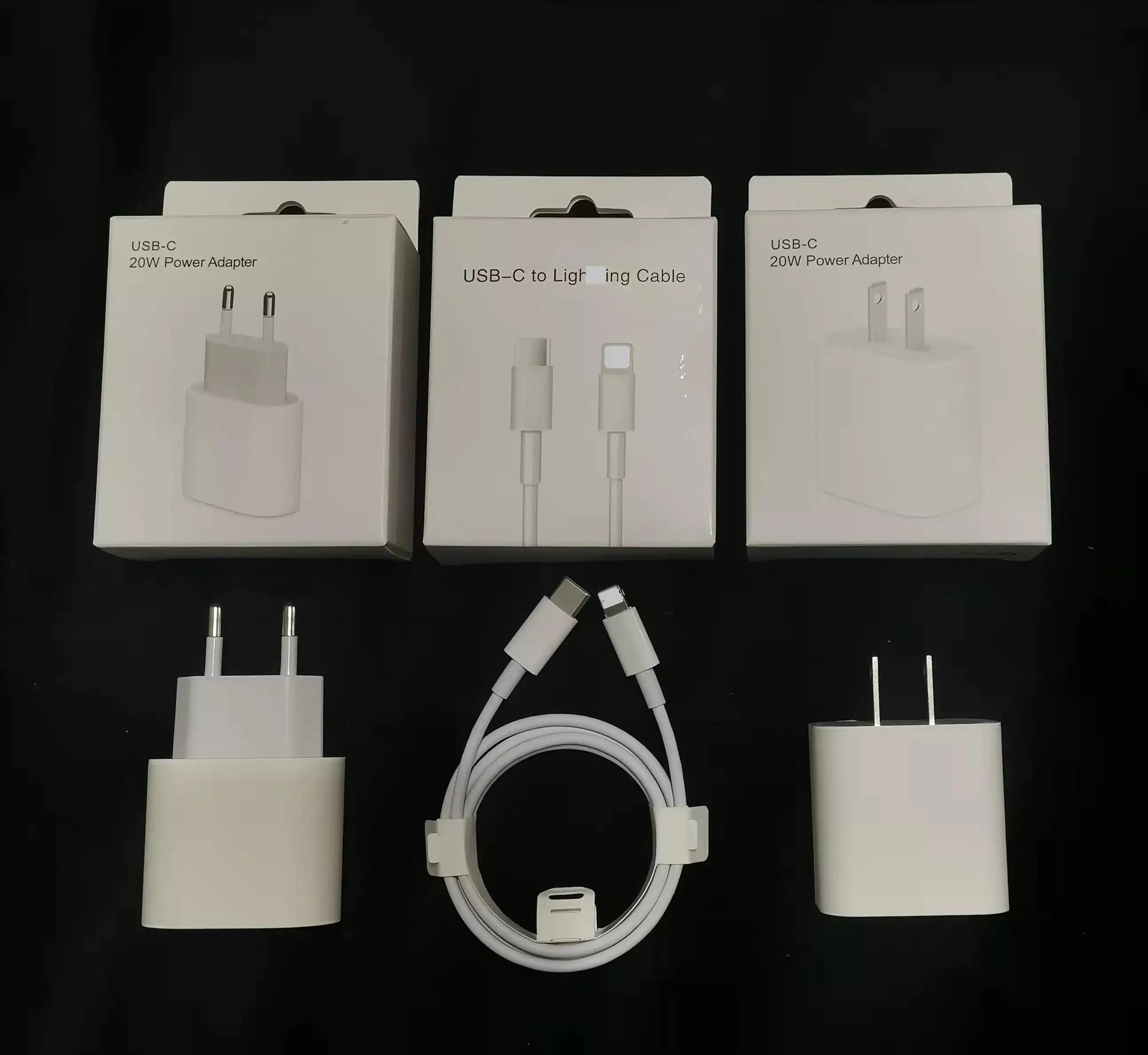 For Iphone Original 20w Usb C Fast Super Pd Wall Chargers Adapter Cable ...