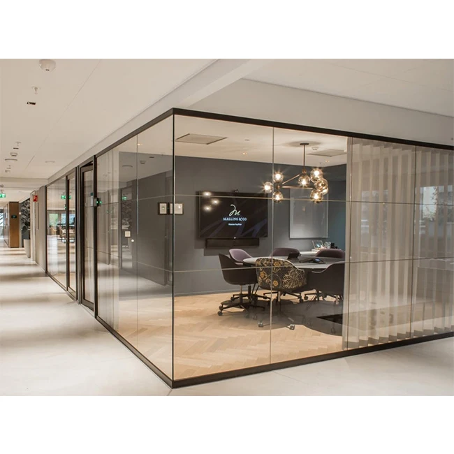 Modular Office Glass Partitions New York Office Cabin Glass Partition