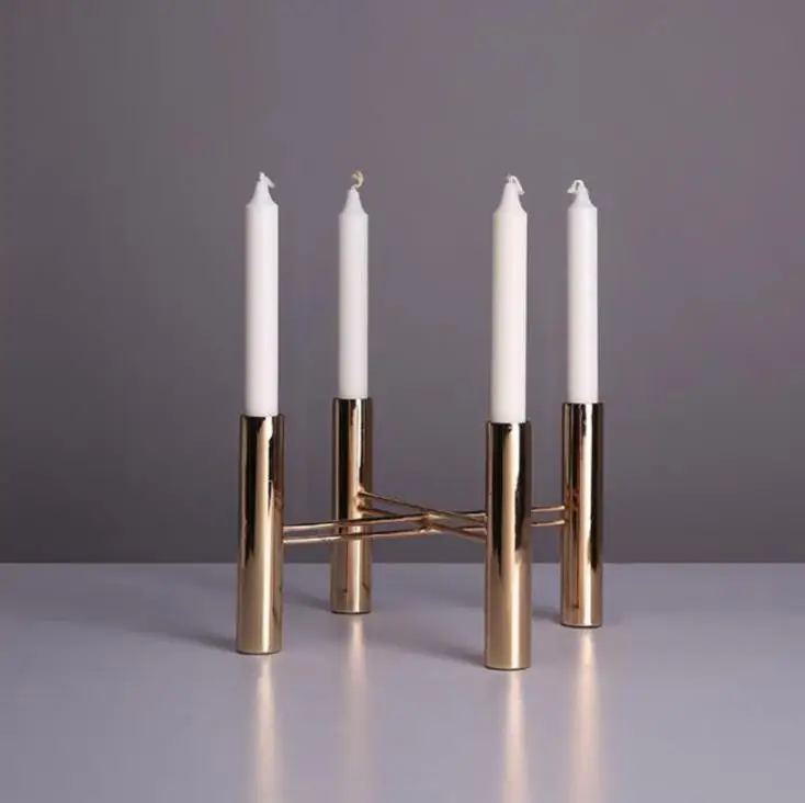 Modern Taper Candlestick Holders Wedding Bar Party Living Room Decor Candle