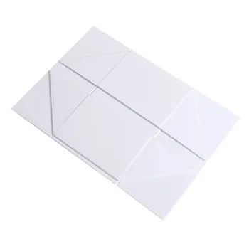Colorful & White V-Shaped Flip Folding Gift Box Creative Ready-Made Wholesale Paperboard Carton for Cosmetic Perfume Snack