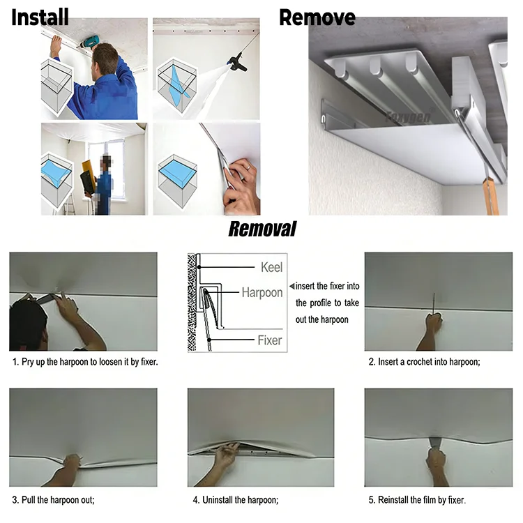 large medium small size stretch ceiling installation tools spatula-21